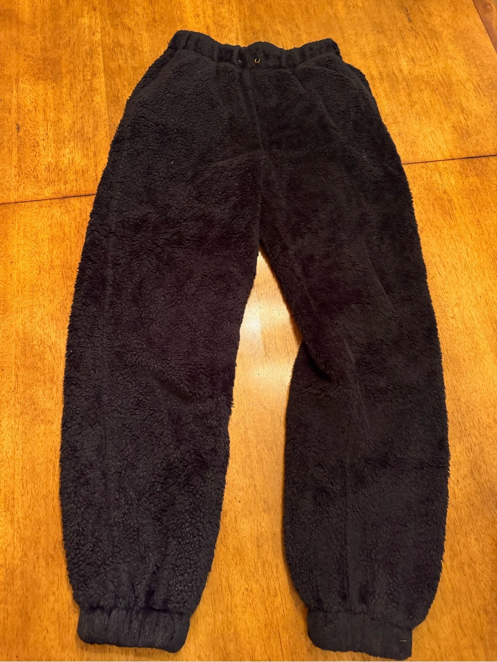 No Boundaries Black Sherpa-Lined Jogger Pants